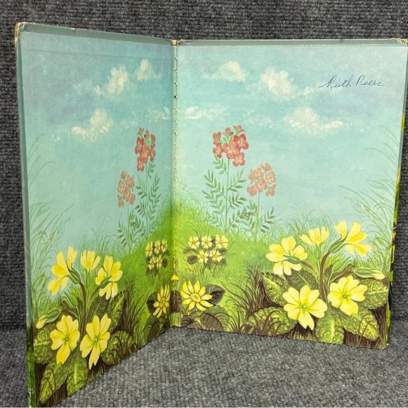 Vintage Big Golden Book A Lamb’s Tale Jenny Reyn 1963 hardcover 8.5x11 nursery - Picture 2 of 13